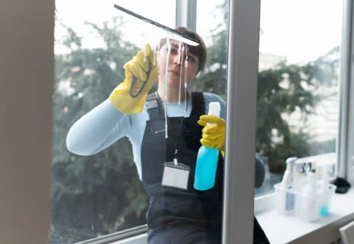 Nettoyage de vitres intérieures et extérieures à la Vespière-Friardel